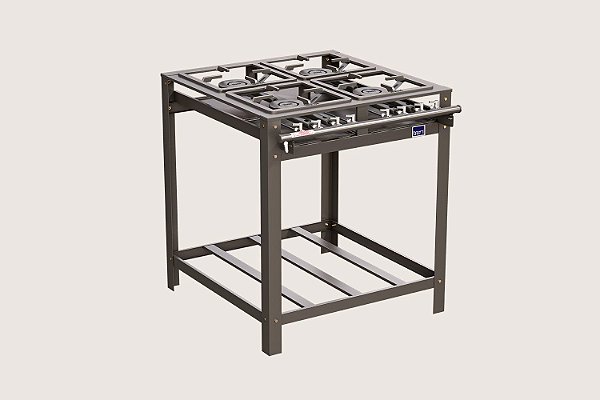 FOGAO IND 4 BOCAS 4QDC 40X40 P/P