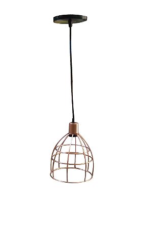 PENDENTE ARAMADO BOJO PEQUENO COBRE 33/17