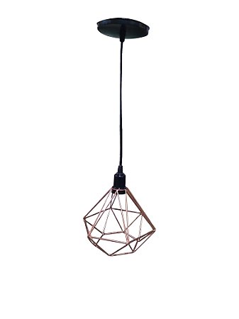 PENDENTE DIAMANTE PEQUENO COBRE 33/5