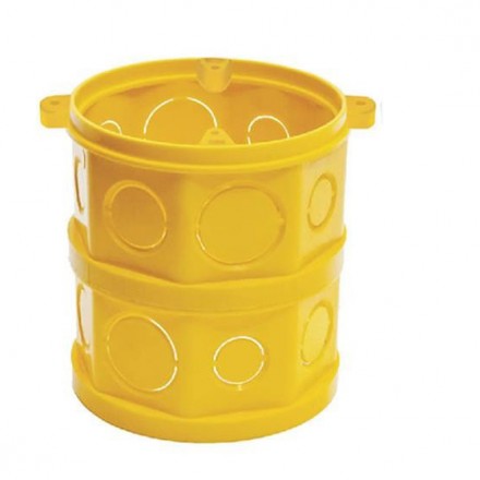 CAIXA PVC OCTOGONAL FMD AMARELA CEMAR