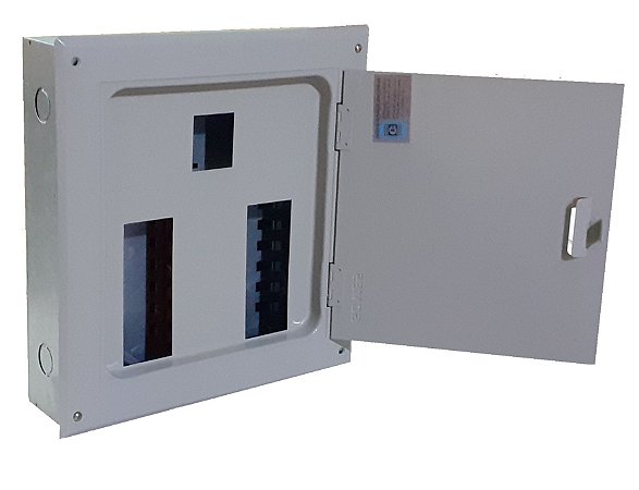 QUADRO DISTRIBUIÇÃO QDBEGS 100A 24 DISJUNTORES UL EMBUTIR BIFÁSICO