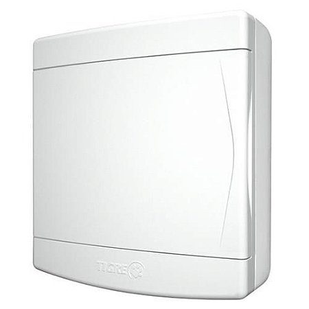 QUADRO DISTRIBUIÇÃO SOBREPOR  3/4 DISJUNTORES DIN SEM BARRAMENTO