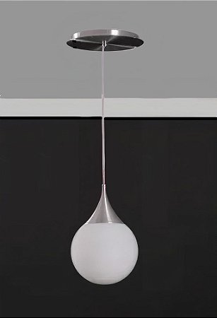 PENDENTE 1 BOLA 10X20 CONI ESCOVADO  582