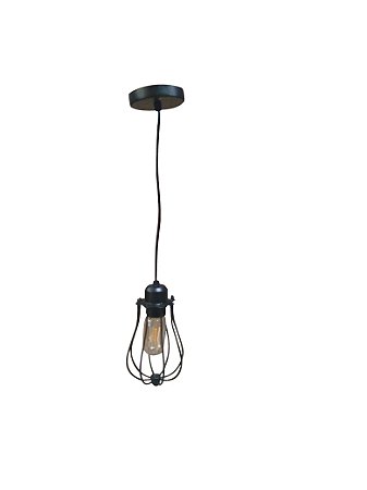 PENDENTE ARAMADO LÂMPADA LED ST45 FILAMENTO