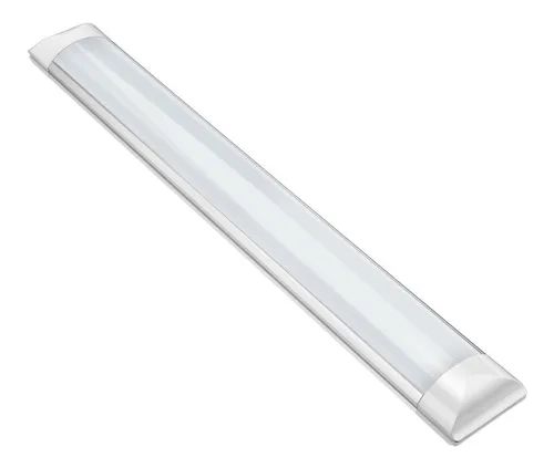 LUMINÁRIA LED RETANGULAR 2.40MT 80W BRANCO FRIO