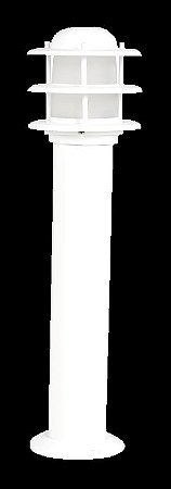 POSTE ALUMÍNIO COM ANEL 550MM BRANCO