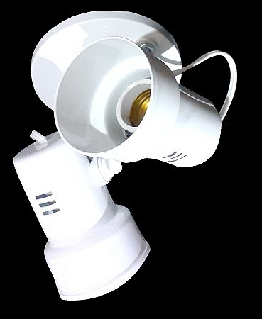SPOT CANECA DE 2 LÂMPADAS BRANCO