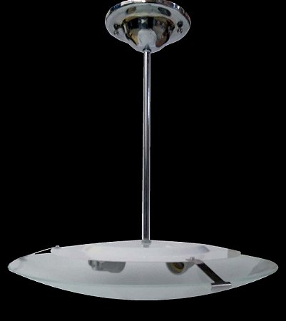 PENDENTE INOX REDONDO 400MM 1822