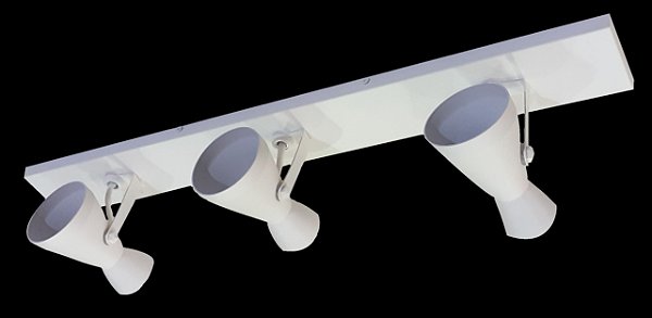 LUMINARIA TRILHO 60 CM COM 3 SPOTS 248