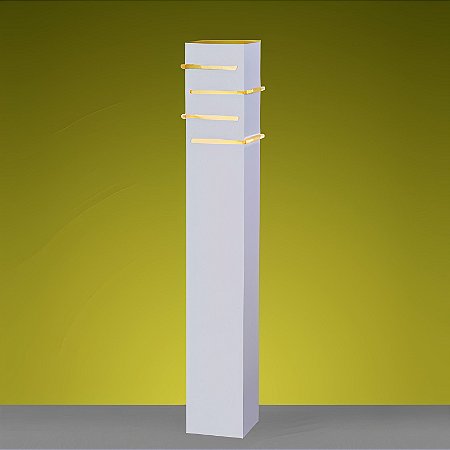 POSTE ALUMÍNIO 50CM  PA-9050 BRANCO