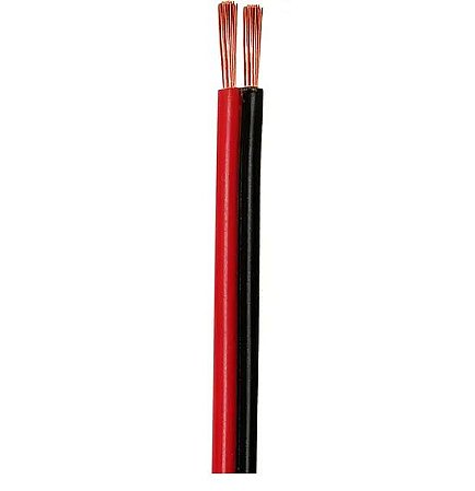 FIO SOM PRETO\VERMELHO 0,75MM  (18) STE (VERIFIQUE A DESCRIÇÃO)