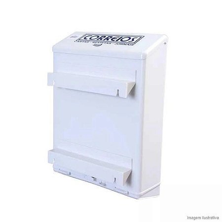 CAIXA CARTA GOMA PVC BRANCA