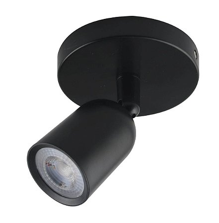 SPOT LED ABS 5W PRETO 87016000