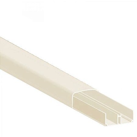 CANALETA ILUMI PVC 20X2MT BEGE