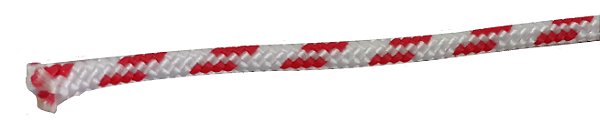 CORDA COLOR  6,0MM BRANCO E VERMELHO (VERIFIQUE A DESCRIÇÃO)