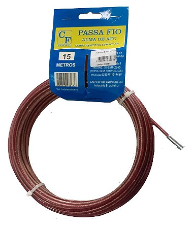 PASSA FIO 15MTS FANTI VERMELHO