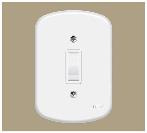 CONJUNTO FAME BLANC 4X2 INTERRUPTOR PARALELO