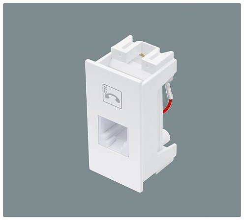 MÓDULO HABITAT TOMADA PARA TELEFONE RJ11 2V