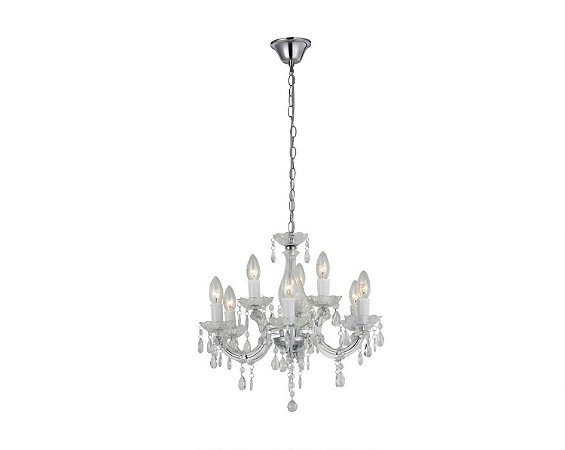 LUSTRE TREVISO 9X40W E14 TRANSPARENTE