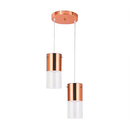 PENDENTE 1/2 COBRE 2XE27 AX294102PDMCO