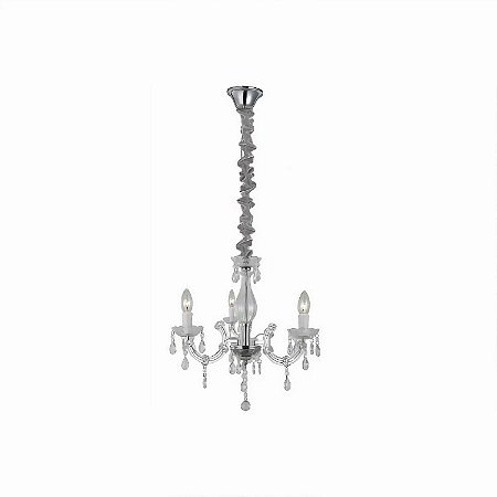 LUSTRE TREVISO 3X40W E14 TRANSPARENTE