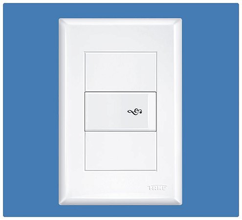 CONJUNTO FAME EVIDENCE 4X2 INTERRUPTOR PULSADOR CAMPAINHA