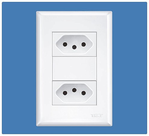 CONJUNTO FAME EVIDENCE 4X2 2 TOMADAS 20A