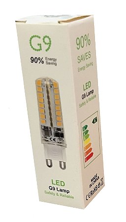 LÂMPADA LED G9 5W 3000K SAVES