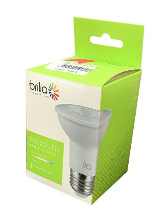 LÂMPADA LED PAR 20 5W 3000K BRILIA