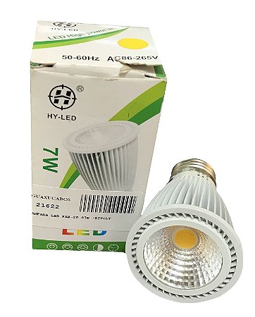 LÂMPADA LED PAR-20 07W BIVOLT E27 3000K HY-LED