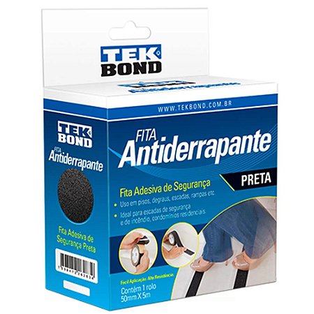 FITA ANTIDERRAPANTE 5X50 PRETO