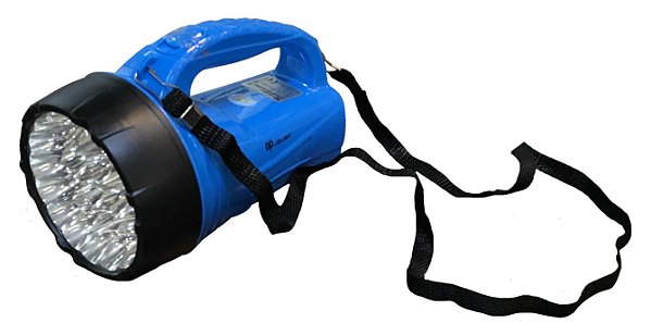 LANTERNA BIVOLT 19 LED AZUL DP LED LIGHT