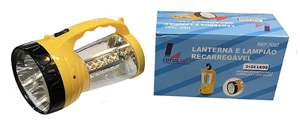 LANTERNA 31E1 LAMPIÃO 7097 LOTUS PLUS