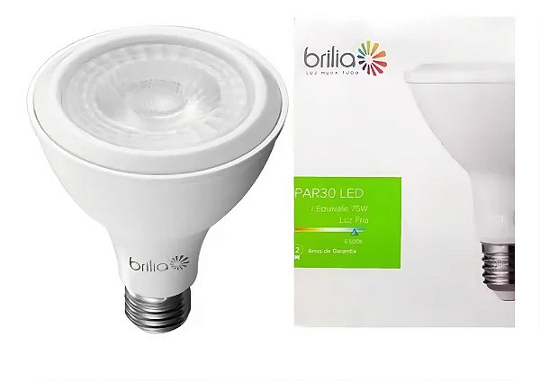 LÂMPADA LED PAR 30 8,5W BIVOLT E27 2700K