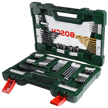 JOGO FERRAMENTA BOSCH 91 PEÇAS
