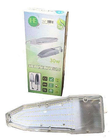 LUMINÁRIA LED 30W COM BRAÇO PARA FIXAÇÃO