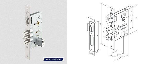 FECHADURA EXT 4910 INX ROL E85 4800 CR IMAB