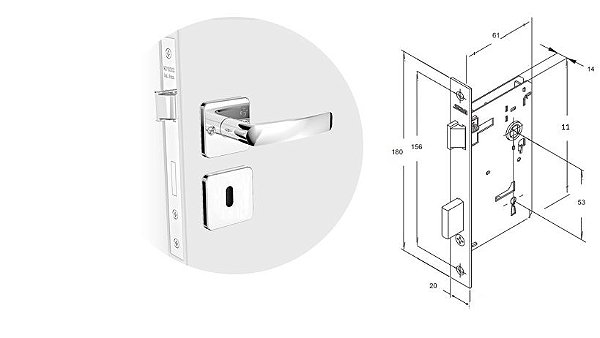 FECHADURA SOPRANO PALI INT 03002077617