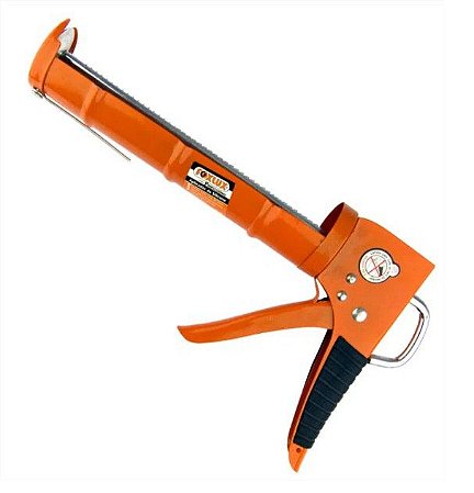 APLICADOR DE SILICONE PROFISSIONAL LARANJA FOXLUX
