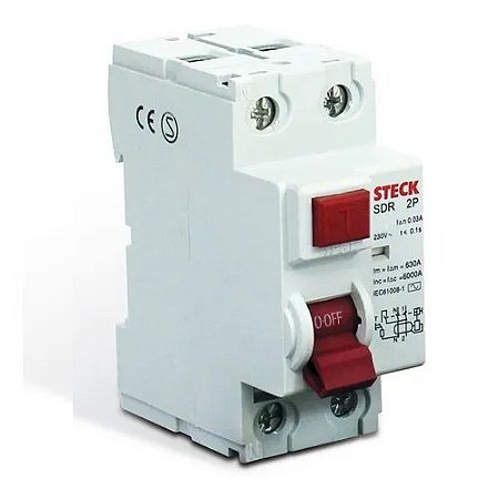 INTERRUPTOR DIFERENCIAL STECK 2P 40A 300MA