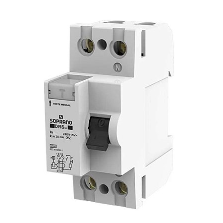 INTERRUPTOR DIFERENCIAL SOPRANO 2P 63A