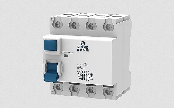 INTERRUPTOR DIFERENCIAL SOPRANO 4P 63A