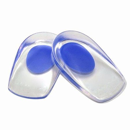 Palmilha de Gel Anti Impacto Ortopédica Silicone Calcanhar