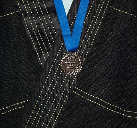 Medalha de Honra ao Mérito de Competição Fita Azul Premiação BRONZE