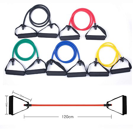 Elastico Extensor de Exercícios Musculação Treino Powertube - LEVE