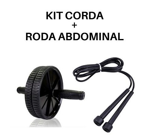 Roda Vollo Dupla De Exercício Abdominal - Pegada Anatômica