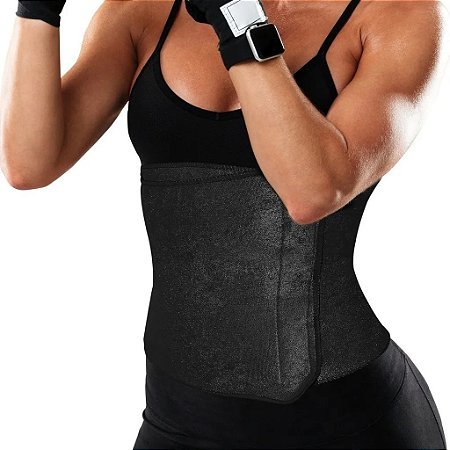 Cinta Queima Gordura Neoprene Unissex Commpressão.