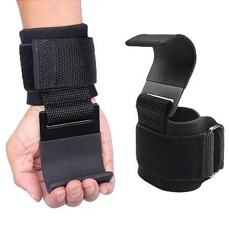 Strap Luva Com Gancho de Aço Fita Cross Gripss Gancho
