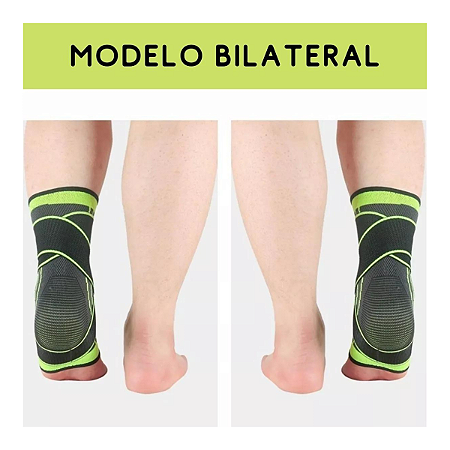 Tornozeleira Ortopédica Anti-derrapante Compressão Esportiva Velcro