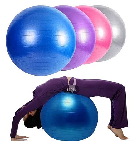 Bola De Pilates Fitness Yoga Academia Suiça 65cm